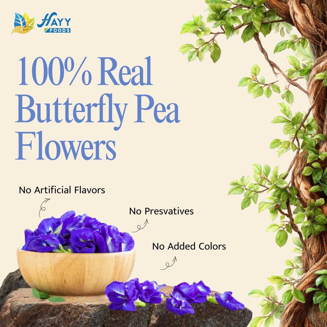 Butterfly Pea Flowers - Dried Sangu Poo Tea 25g