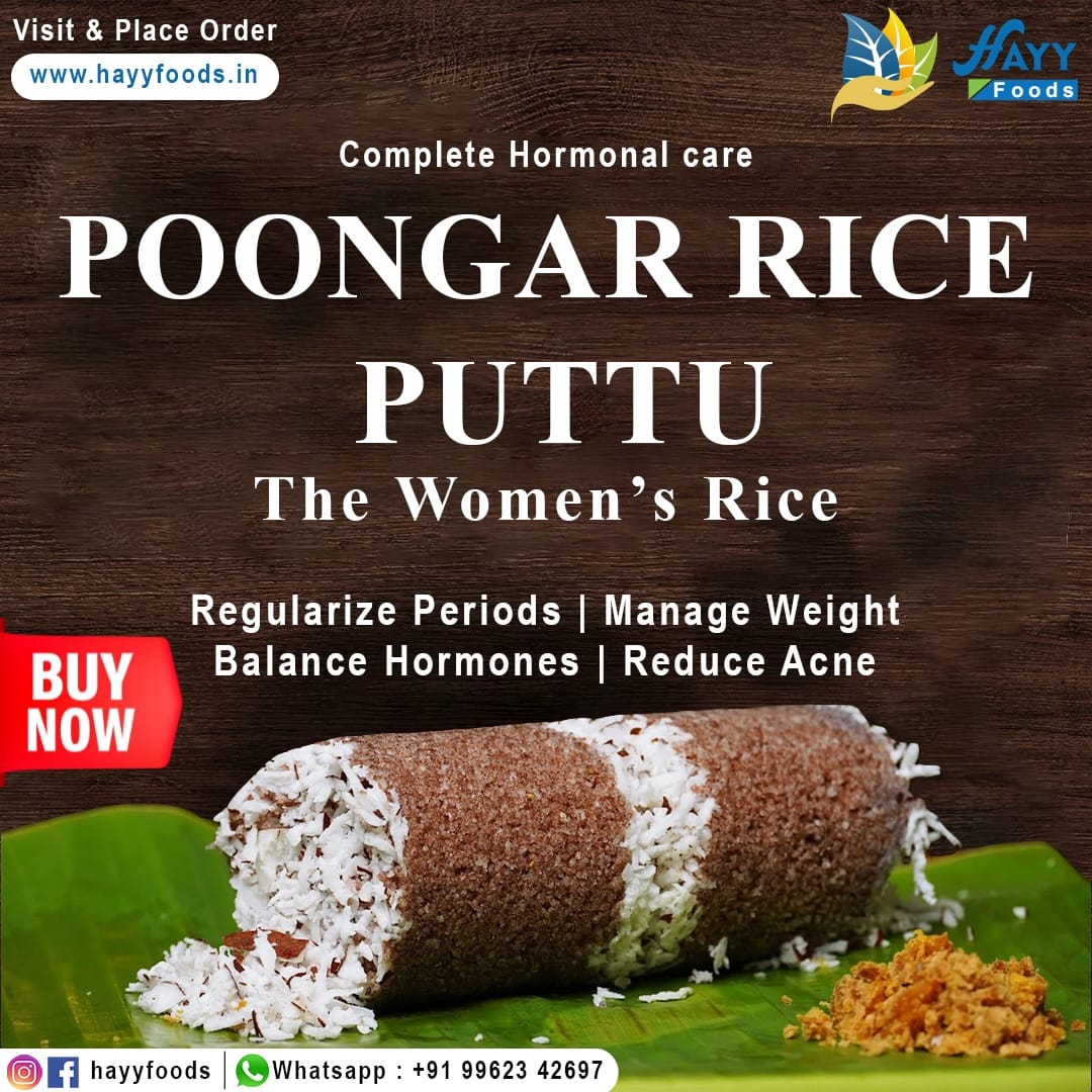 Poongar Red Rice Puttu