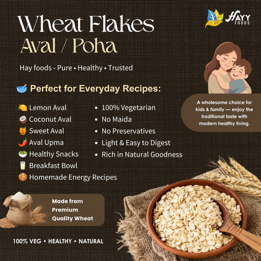 Wheat Flakes (Aval) கோதுமை அவல்