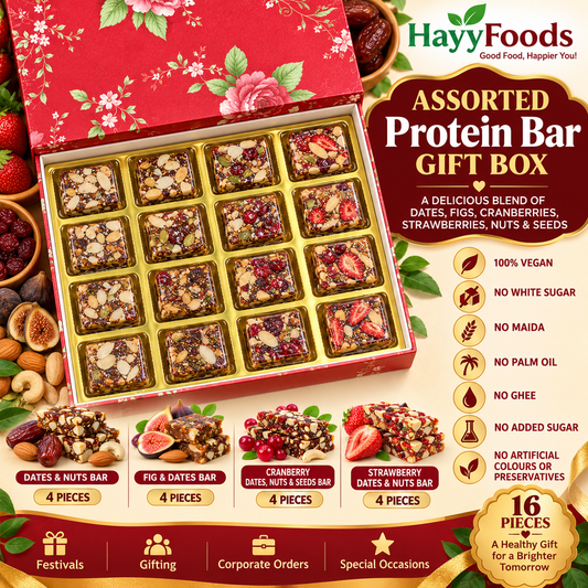 Assorted Protein Bar Gift Box – 16 Pieces
