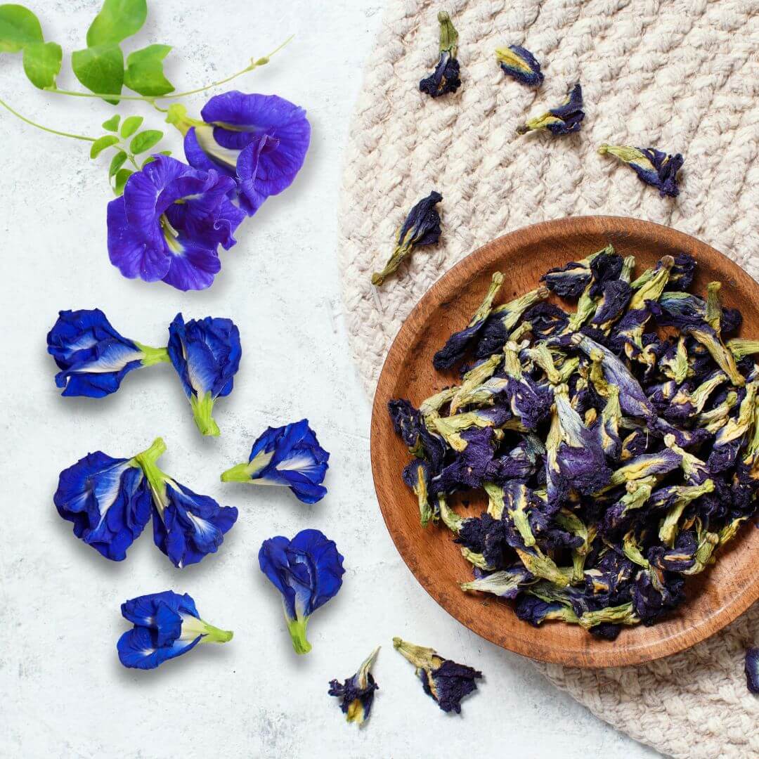Butterfly Pea Flowers - Dried Sangu Poo Tea 25g