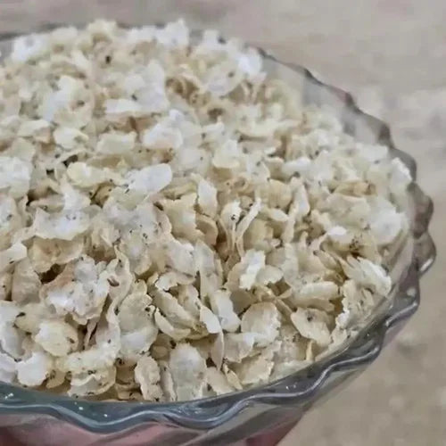 White Cholam Aval (White Sorghum Flakes) - White Jowar Poha